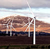 Artist Impression of windfarm with Carnethy Hill in the background. Click for more details